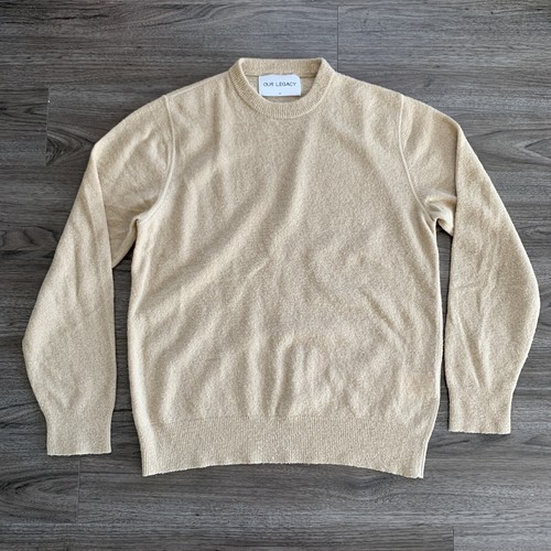 Wool Sweater, Camel Light Wool 