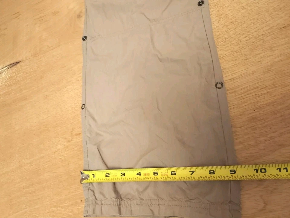 Pantalones deportivos Eastern Mountain talla 14 de nailon tostado para mujer con cinturón senderismo al aire libre Foto 3 de 4