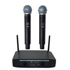 GLXD4 BETA58A UHF Professional Wireless Microphone System 2 Mics 640-690MHz US