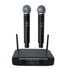 GLXD4 BETA58A UHF Professional Wireless Microphone System 2 Mics 640-690MHz US
