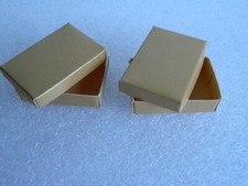 (A9.2) 1/12th scale DOLLS HOUSE CARDBOARD GOLD GIFT BOXES