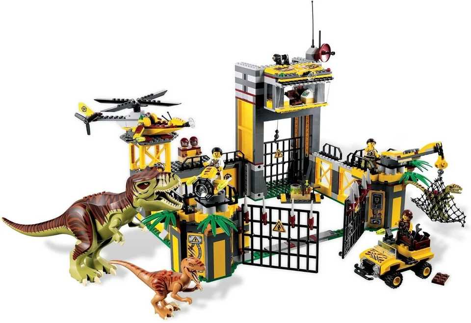 Новый Lego Dino Defense штаб-квартира 5887 T-Rex парк динозавров юрского периода японская база - Изображение 4 из 4