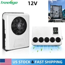 12V RV Air Conditioner 12000 BTU Split Car AC Unit Kit Fit Truck Cab Bus Caravan