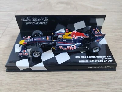 MINICHAMPS Sebastian Vettel RedBull Diecast Formula 1 Cars for