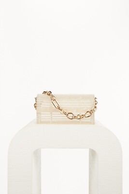 Sold Out Style! NWT CULT GAIA Sylva Shoulder Bag, Color Pearl Speck