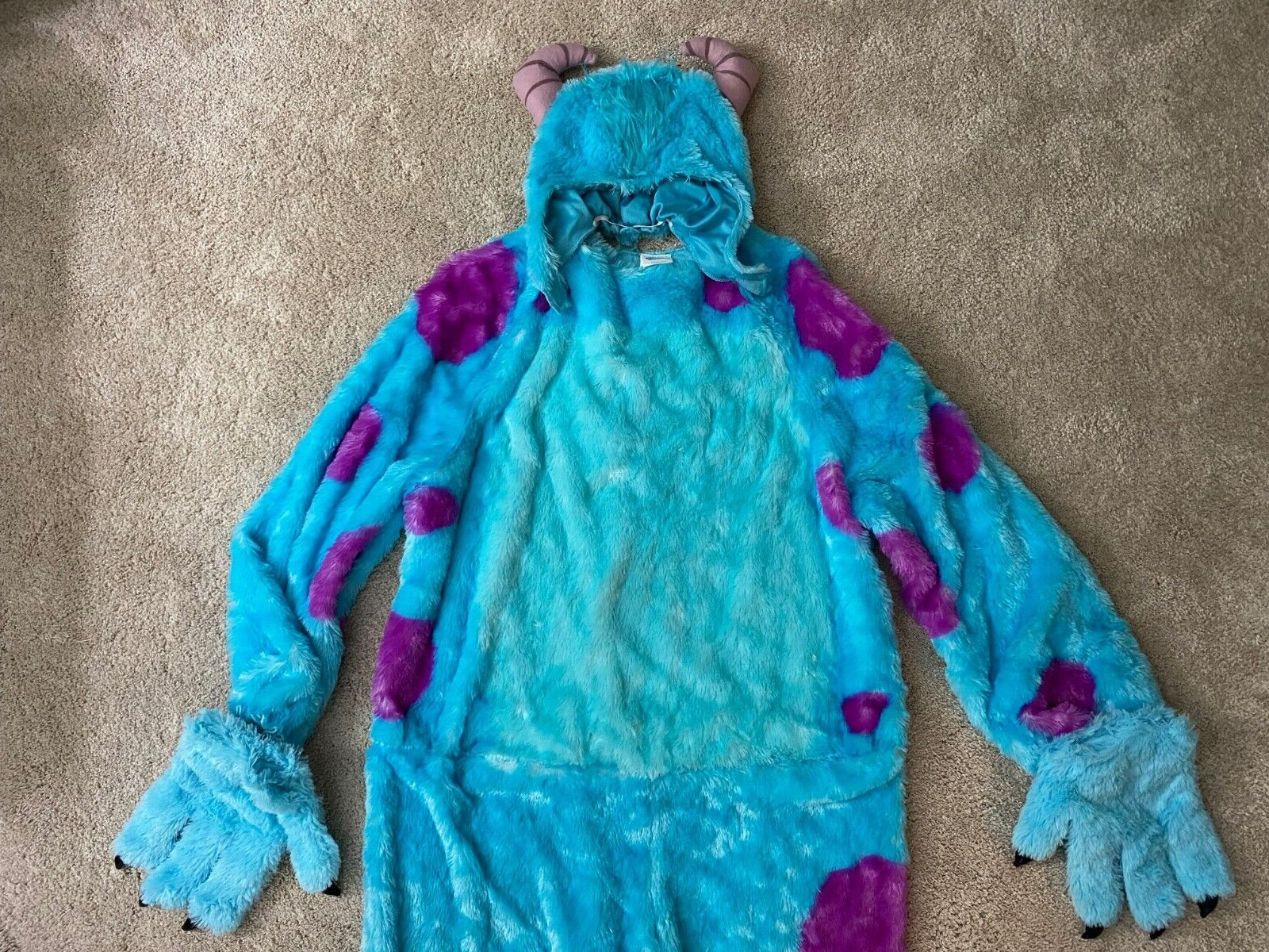Adult Monsters Inc University Sully Costume Size Larg… Gem