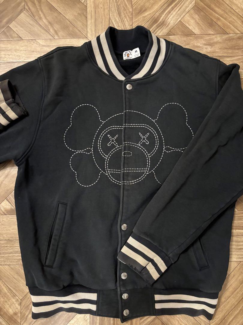 Bape Kaws Milo Varsity Jacket | eBay 