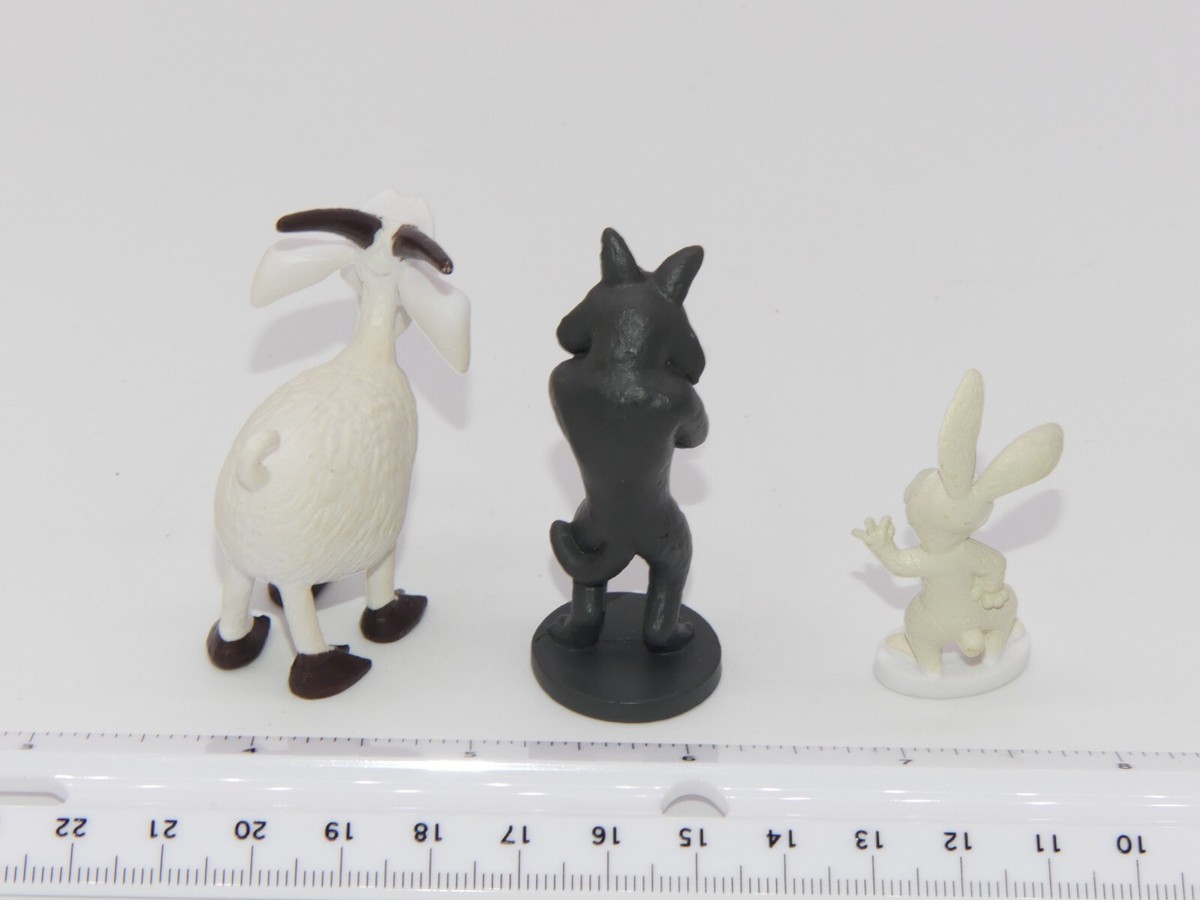 Lot Masha and The Bear Miniature Figure Toy Figurine Goat Rabbit Wolf