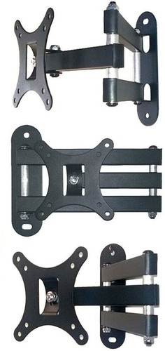 TILT SWIVEL TV WALL MOUNT BRACKET 10 14 16 17 18 19 20 22 24 26 INCH LCD UKDC - Picture 3 of 4