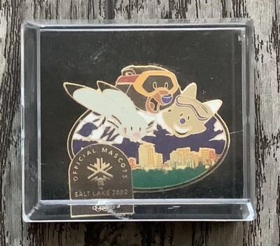 ピカチュウ SALT LAKE 2002 ピンバッジ【5427 2002 Salt Lake City Winter Olympic Official Mascot Skyline Pin