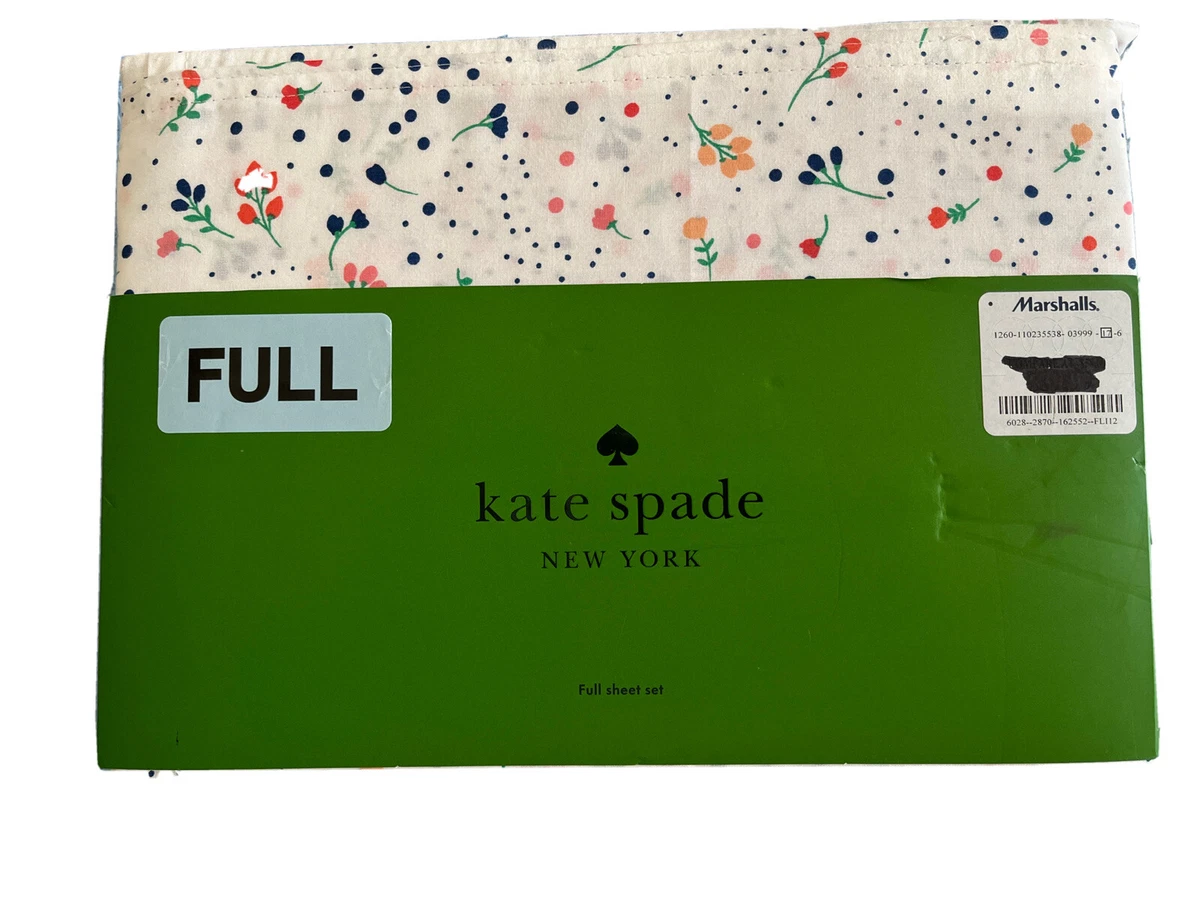 Kate Spade New York Full Sheet Set 4 pc. 100% Cotton. CERTIFIED OEKO-TEX |  eBay