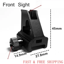 Aluminum Front Sight Carry Handle Mount Removable Adjust Low Profile Mount