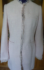 Bonprix Damen Bouclé Jacke Longblazer Bodyflirt Hellrosa