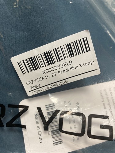 NWT CRZ YOGA High Waisted Buttery Soft Lounge Leggings Size XL 25" Petrol Blue - Picture 4 of 4