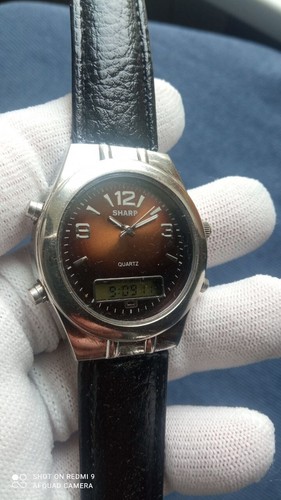 Vintage Analog Digital Chronograph Men's Watch SHARP Japan - Picture 6 of 15
