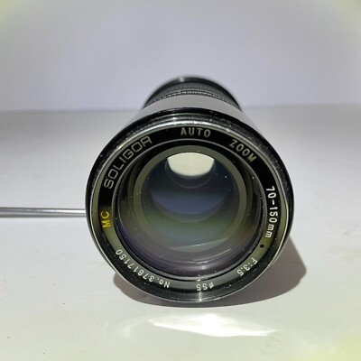 Soligor Auto Zoom f/3.5 70-150mm Camera Lenses No. 37817150 Japan