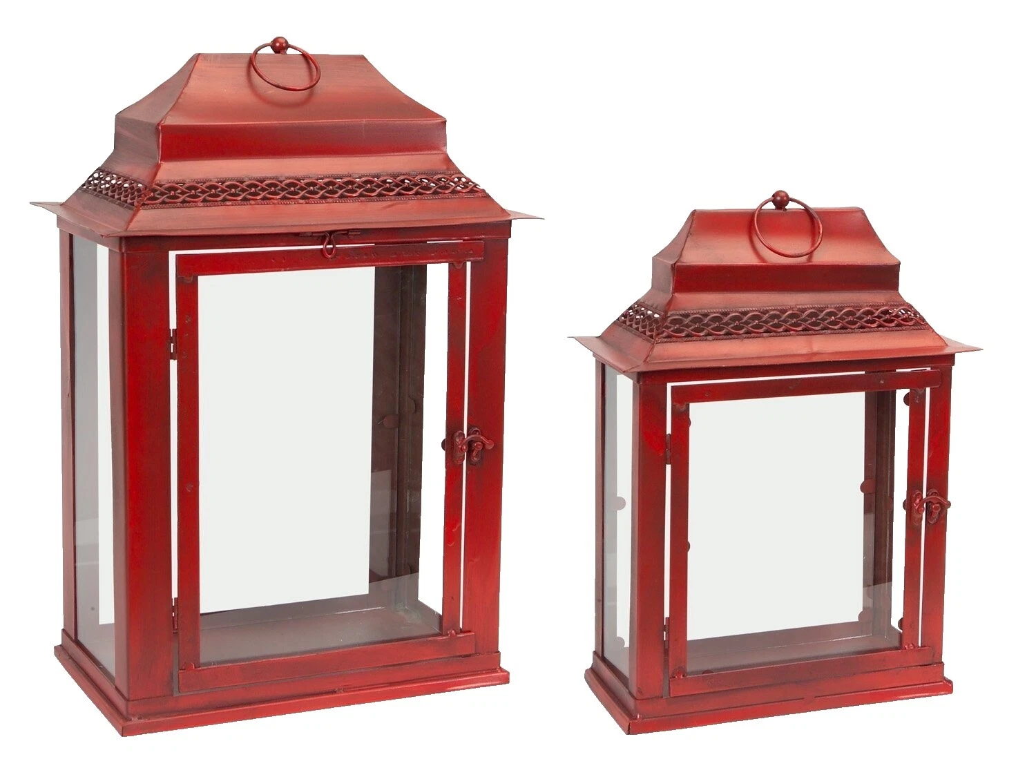 Linternas tradicionales de vidrio