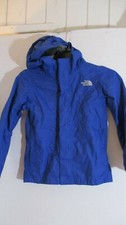 THE NORTH FACE Blue HOODED NYLON HYVENT WINDBREAKER JACKET Boys Small