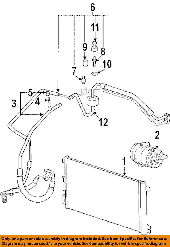 GM OEM Air Conditioner-Condenser 20820057