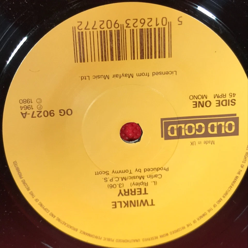 TWINKLE Terry 1980 UK 7" vinyl single Golden Lights 45 record OG9027 - Image 4 of 4