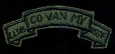 US Army Special Forces LLDB Co Van My Vietnam Scroll Patch VT-3