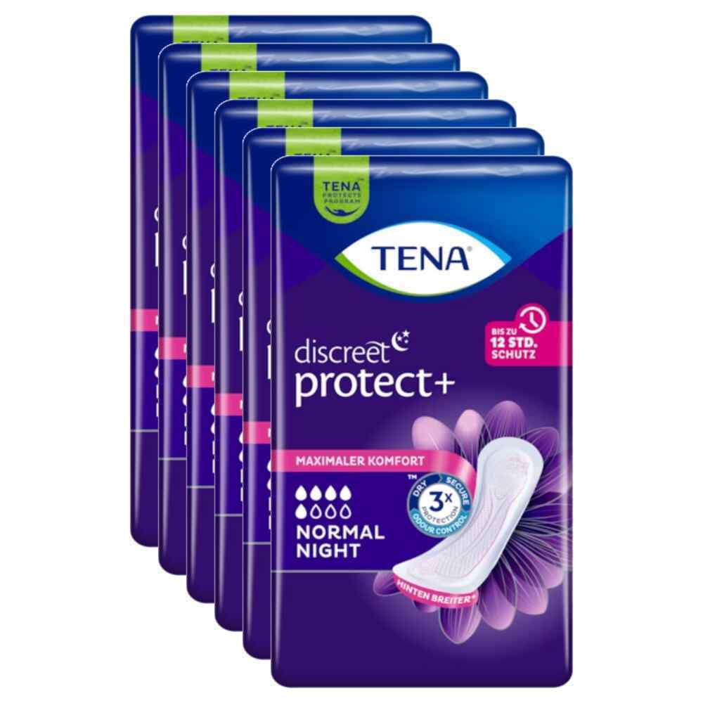 TENA DISCREET Inkontinenz Einlagen normal night 6x20 ST - Bild 2
