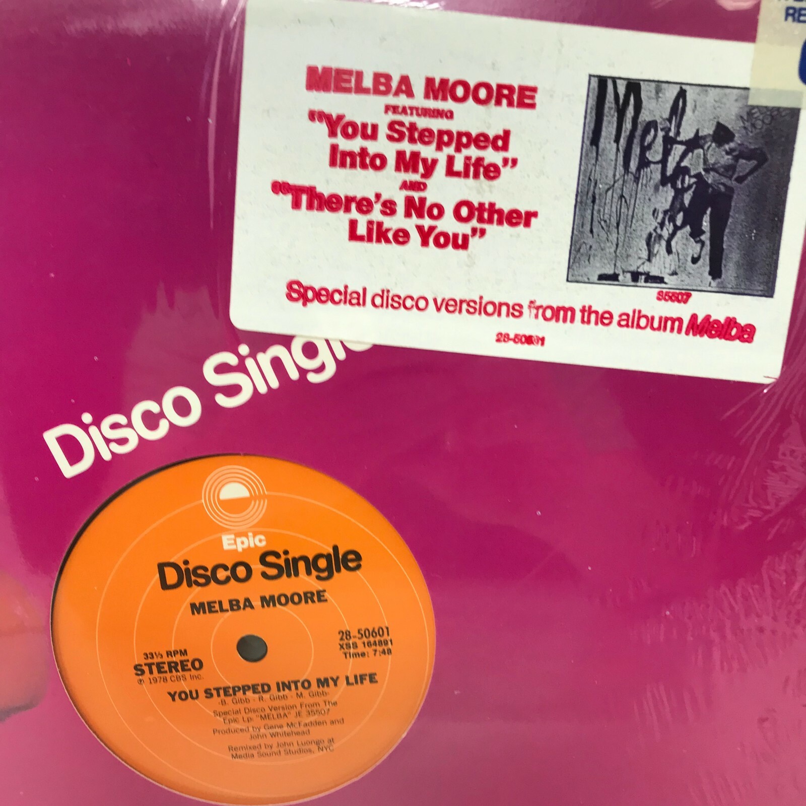 Melba Moore You Stepped Into My Life Vinyl Record Disco Funk Near Mint