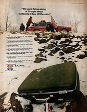 1969 American Tourister Suitcase Photo Print Ad, Retro Traveling Memorabilia