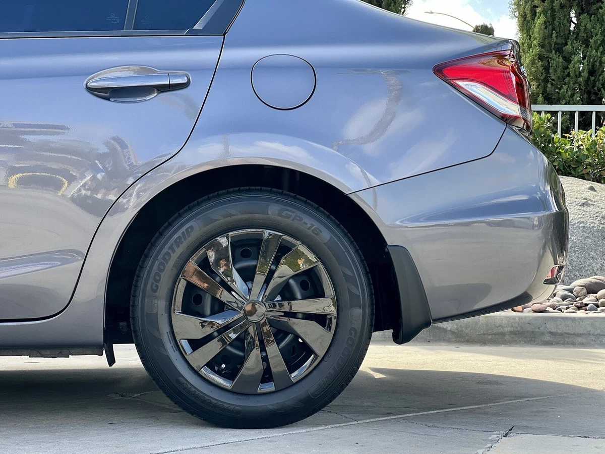 Honda Civic Hubcaps 15 OEM Replica Gloss Black Years 2012 2015