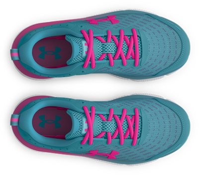 Under Armour Unisex-Child Grade School Assert 10 Running Shoe, Glacier Blue-Halo - Foto 3 di 17