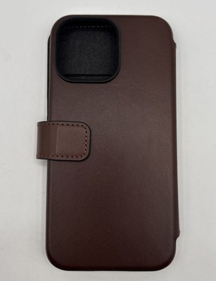 Nomad iPhone 14 ProMax MagSafe Modern Leather Folio Wallet 6.1'' Rustic Brown