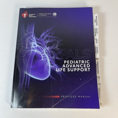 Pediatric Advanced Life Support Provider - Paperback, by AHA - With Tabs