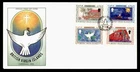 DR WHO 1995 BRITISH VIRGIN ISLANDS FDC CHRISTMAS COMBO $1.30 M72582