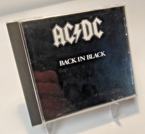 AC DC Back In Black CD VTG 1980 Like New Played Once See Pictures ...