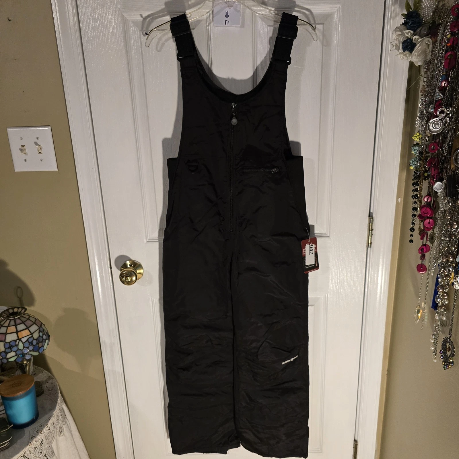 Outdoor Gear Black Snow Bib Overalls Pants Kids Size Large Winter Ski Snowboard