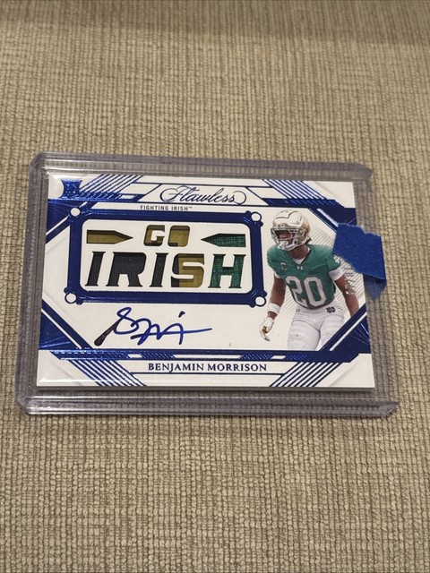 2025 Flawless Collegiate Benjamin Morrison GO IRISH 10/15