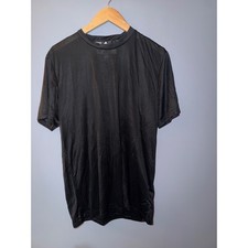 Adidas Mens Black Short Sleeve Training T-Shirt Activewear Performance Top L