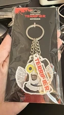 DAMIEN LEONE'S TERRIFIER ART THE CLOWN  3 PIECE KEYCHAIN 2025