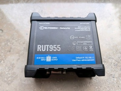 Teltonika RUT955 Industrial Cellular Router 4G LTE RS232 RS485