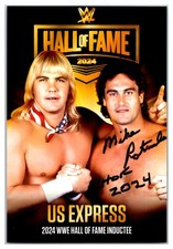 Mike Rotunda I.R.S. IRS WWF Wrestler Hand Signed 4x6 Photo TD46-1194