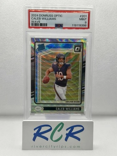 2024 Donruss Optic - Rated Rookie - Caleb Williams #201 - Wave Prizm /300