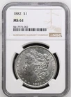 1882 Morgan Dollar (NGC MS61)