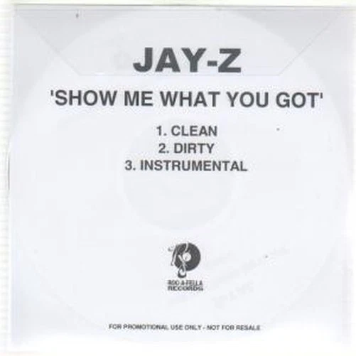 Jay Z Zeig Mir Was Du Hast CDr UK Roc A Fella 2006 Saubere Version Promo CD-R - Bild 2 von 2
