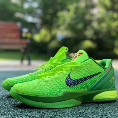 NK Zoom Kobe 6 Protro Grinch 2020 Green Reverse CW2190-300 Men's