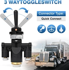 818-0007-000 Air Window Toggle Valve Switch Compatible with Peterbilt 379 Ken...