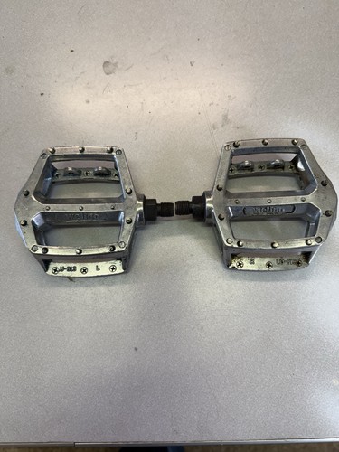 Old School BMX WellGO LU-313 ALLOY PLATFORM 1/2” Pedals Shimano DX Look A Like