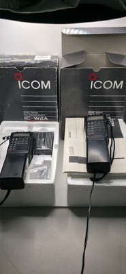 Icom IC-W2A Dual Band FM Transceiver With Accessories HM-70 MicHam Radio