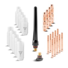 STAHLWERK WP26 WIG Verschlei&szlig;teile Set 26tlg Schwei&szlig;zubeh&ouml;r f&uuml;r WP SR 17 18 26