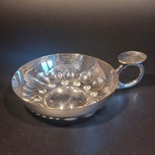Vintage Silver Plated Tastevin French Paris 9 Octobre 1954 REGU S.A.