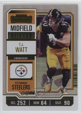 2023 Panini Contenders Conference Ticket /99 TJ Watt #85 1rt0